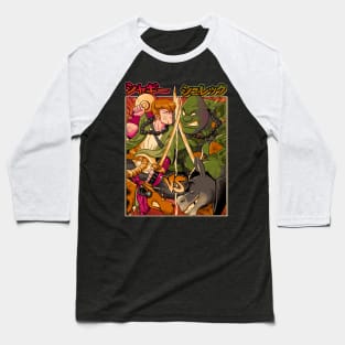 Samurai Sukubi VS Shurekku Baseball T-Shirt